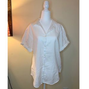 Gap White Button Down Shirt
